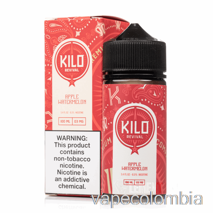 Vape Kit Completo Manzana Sandía - Kilo Revival - 100ml 0mg